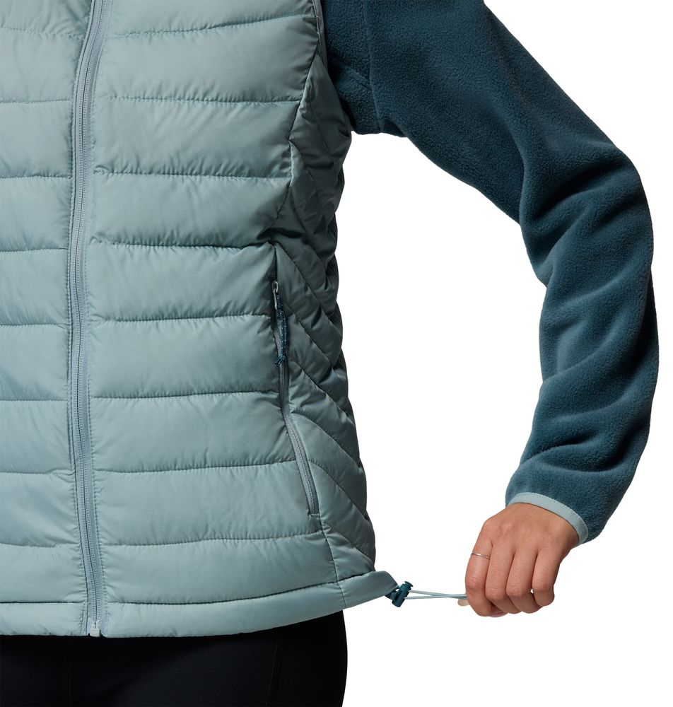 Doudoune Sans Manches Powder Lite II Femme Crushed Blue - Doudoune