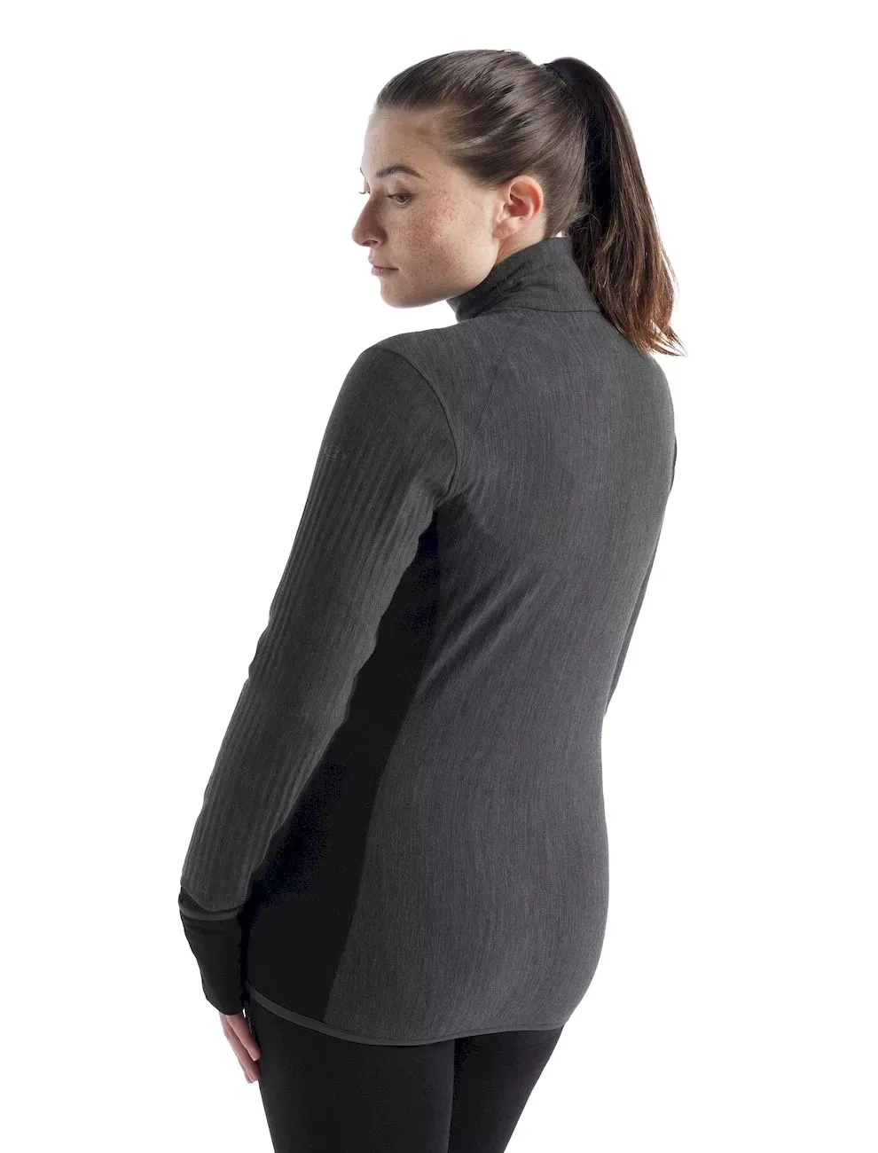 Descender Femme Jet Heather Black - Veste | Icebreaker