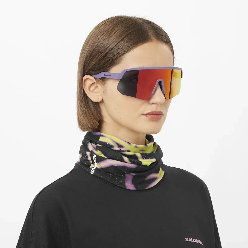 Neck Gaiter U Black Iris Orchid - Tour De Cou | Salomon