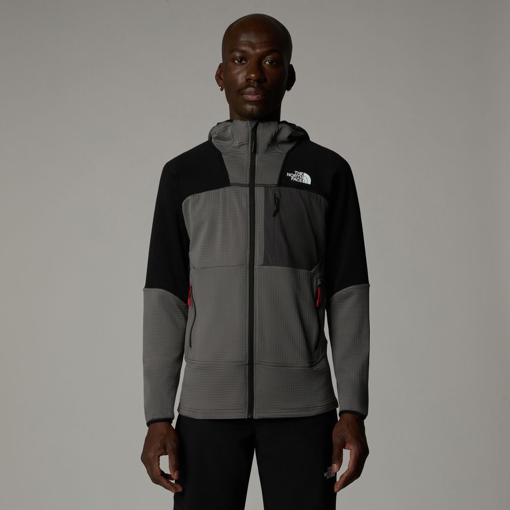 Polaire Stormgap Powergrid Veste Smoked Pearl / Tnf Black - Veste