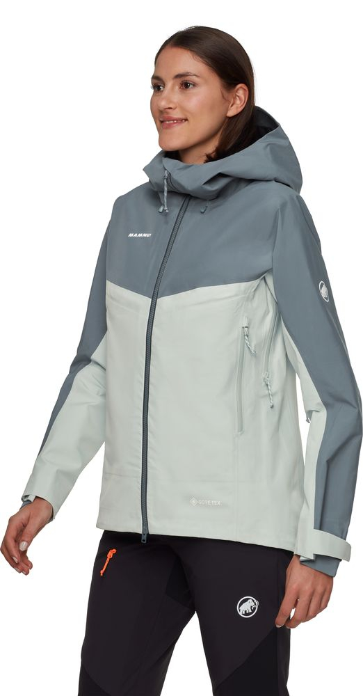 Crater Iv Hs Hooded Veste Femme Silver Sage Strata - Veste | Mammut