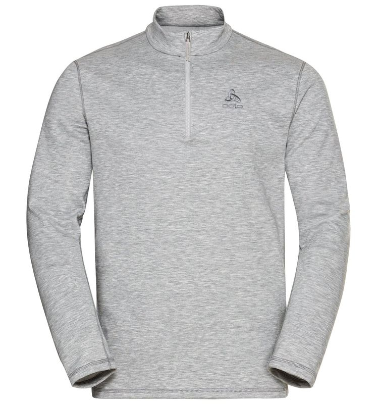 Polaire Berra Mid Layer 1/2 Zip Grey Melange - Polaire | Odlo