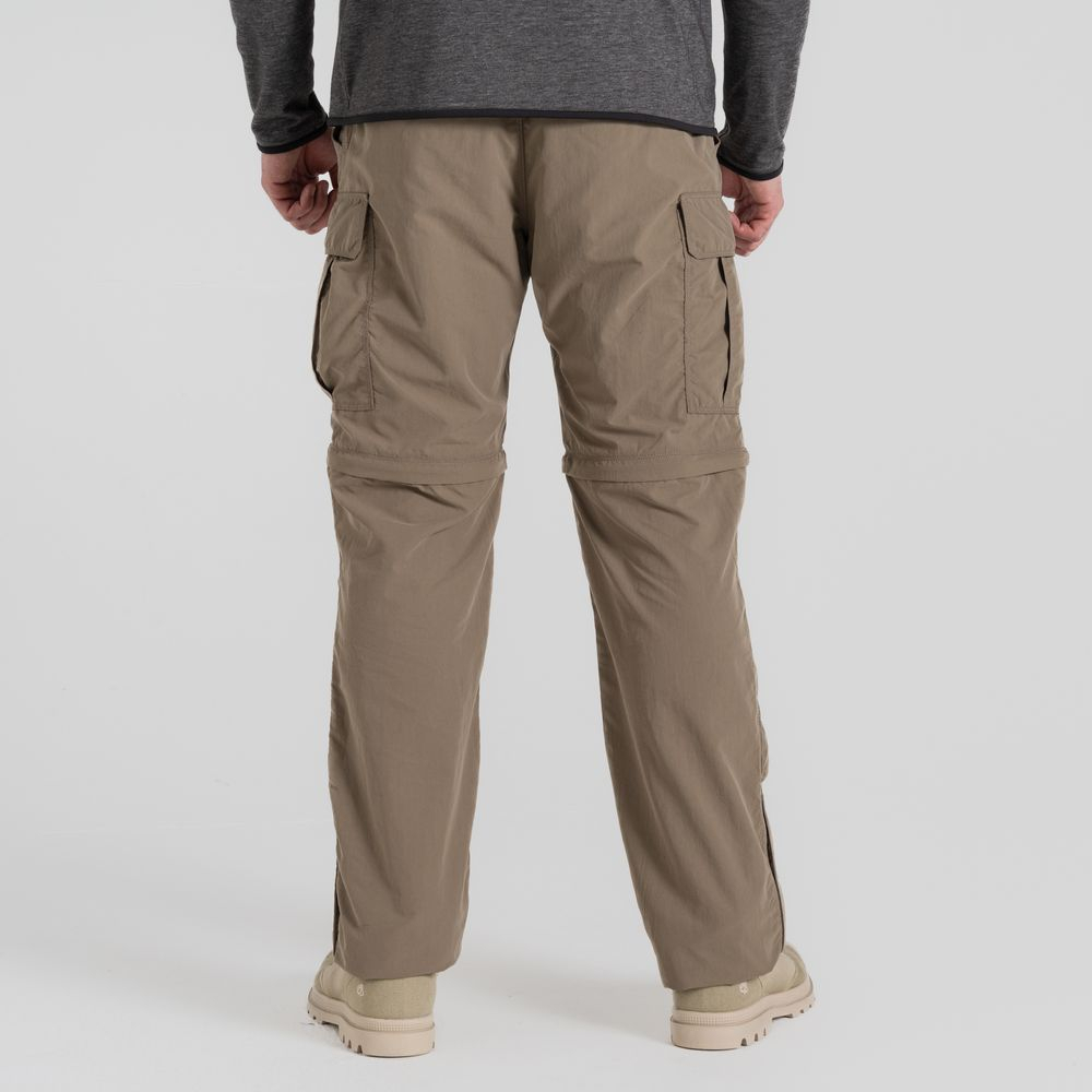 Pantalon Nosilife Convertible Cargo II Pebble - Pantalon | Craghoppers