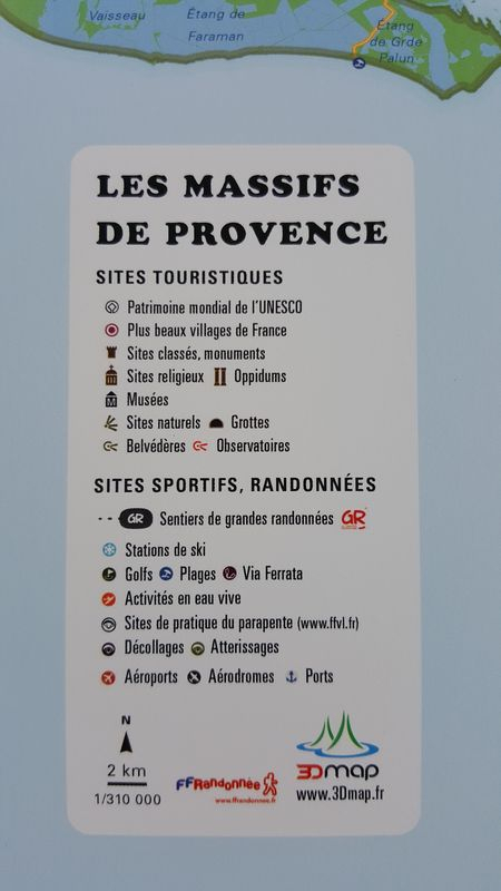 Les Massifs De Provence - Cartes | 3dmap