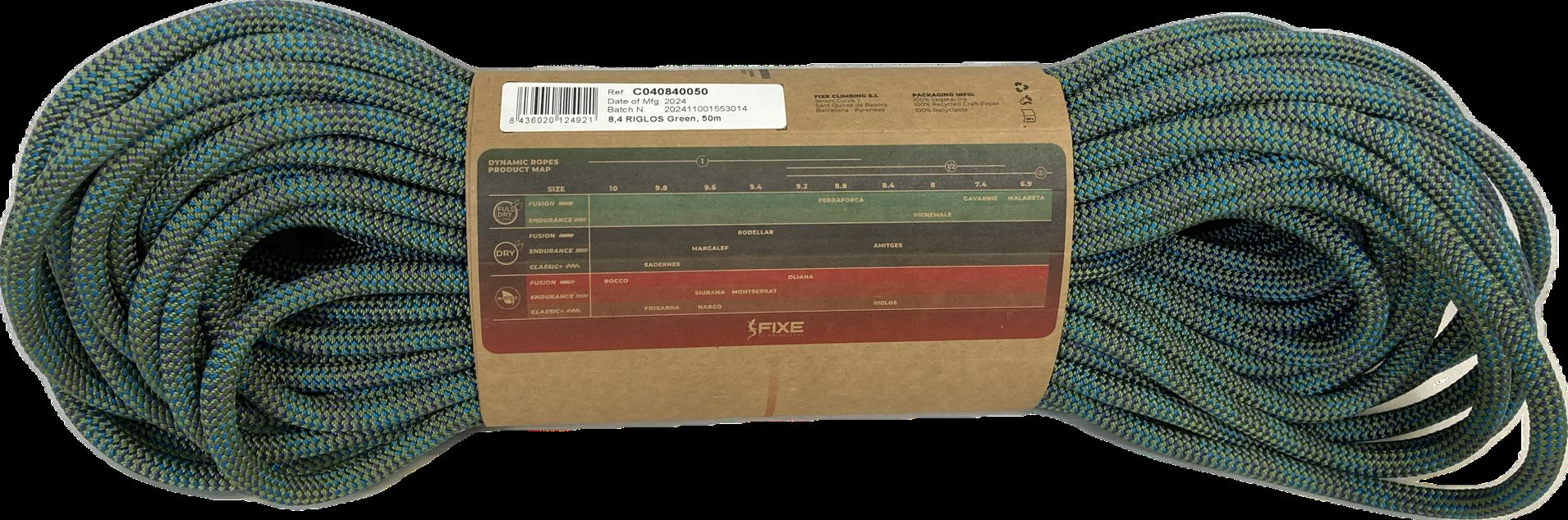 8,4mm Riglos Vert 50 M - Cordes A Double | Fixe