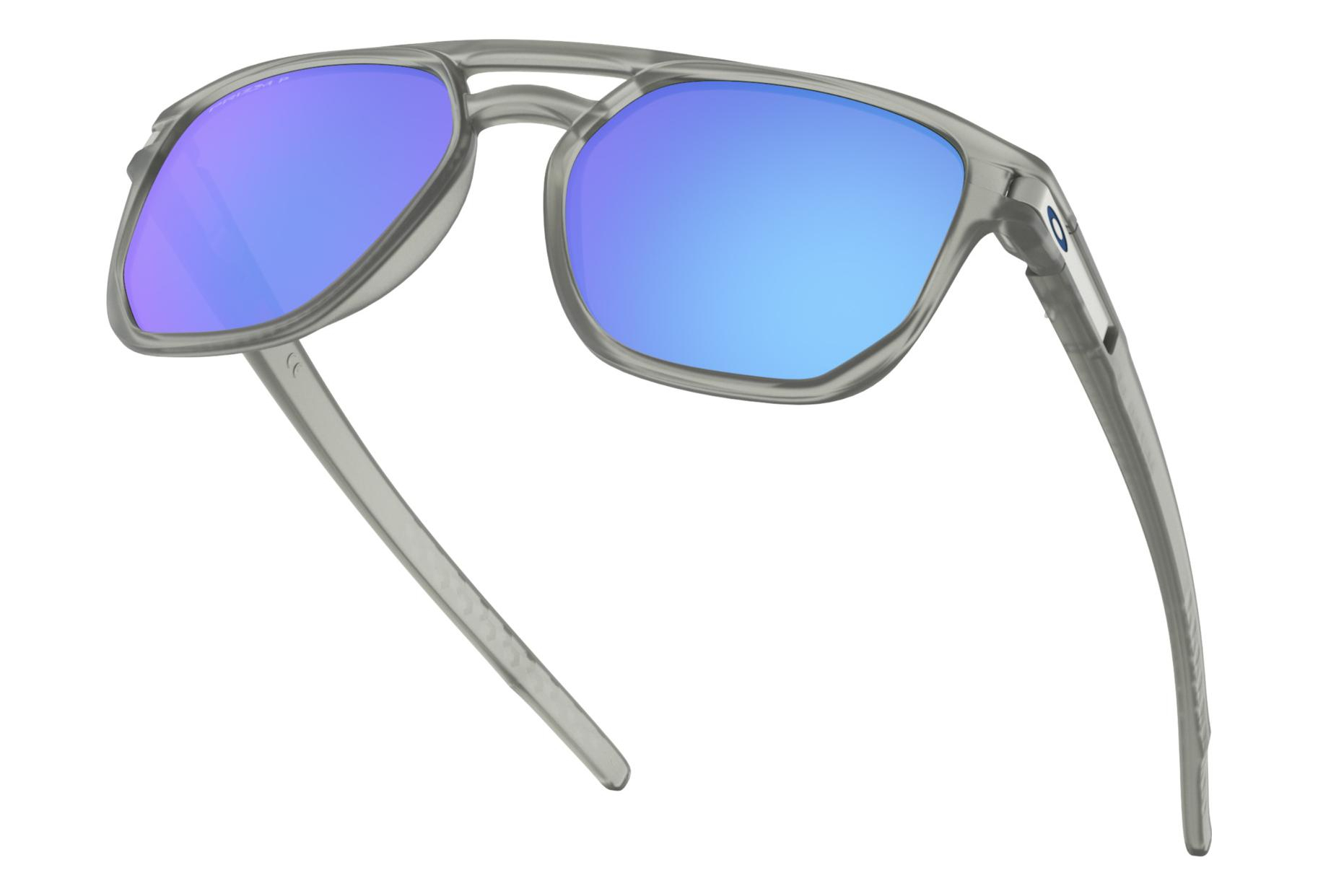 Latch  Beta Matte Grey Ink Prizm Sapphire Polarized | Oakley