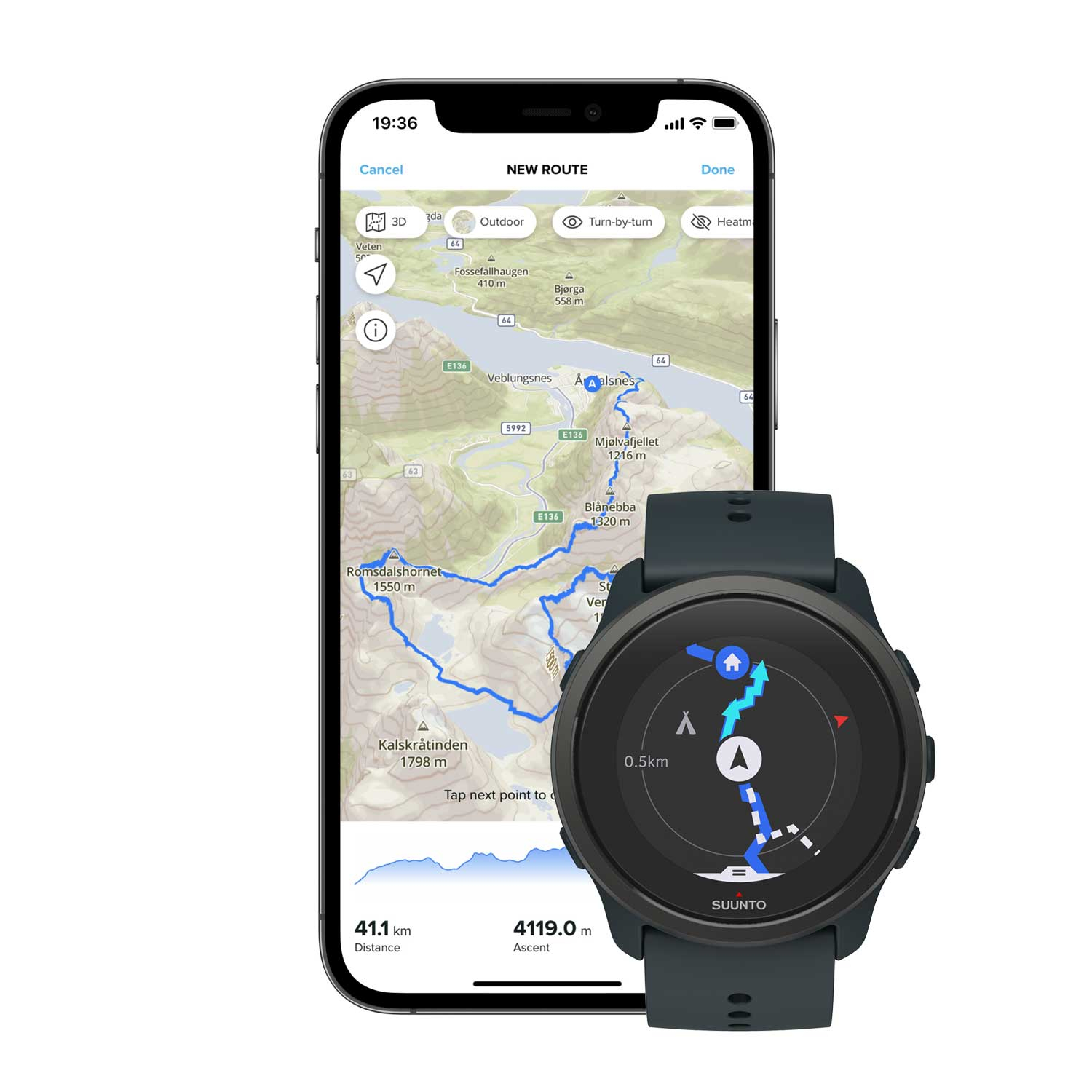 Suunto 5 Peak Cave Green - Gps Running | Suunto