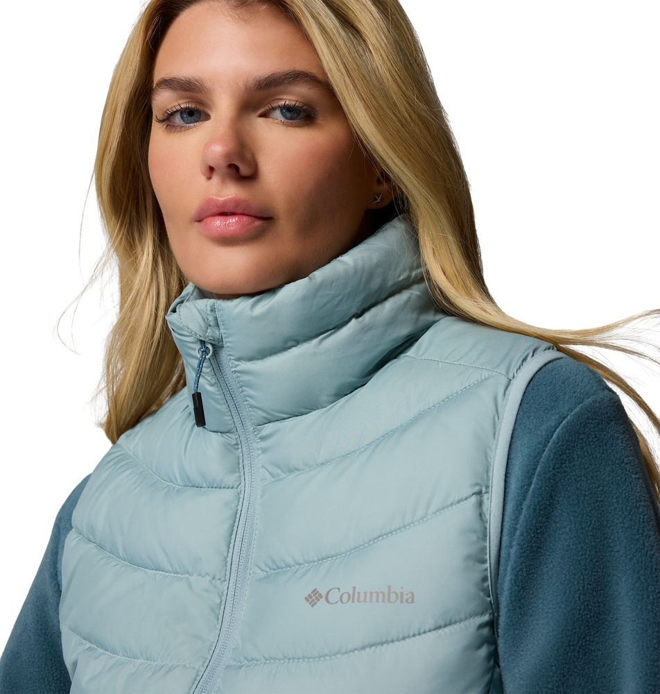 Doudoune Sans Manches Powder Lite II Femme Crushed Blue - Doudoune