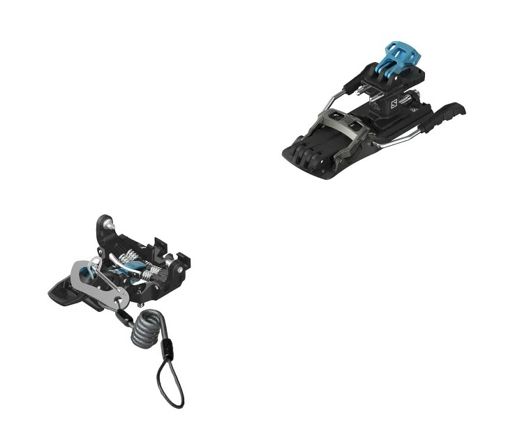 Mtn Pure + Brake Black / Blue - Fixation | Salomon