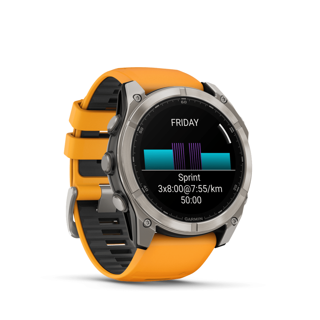 Fenix 8 51mm Amoled Sapphire Titane Graphite - Gps Running | Garmin