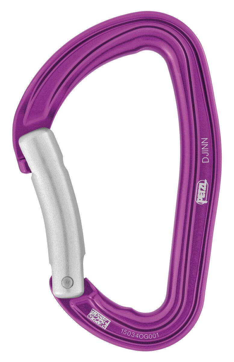 Mousq Djinn Courbe Violet - Mousquetons | Petzl
