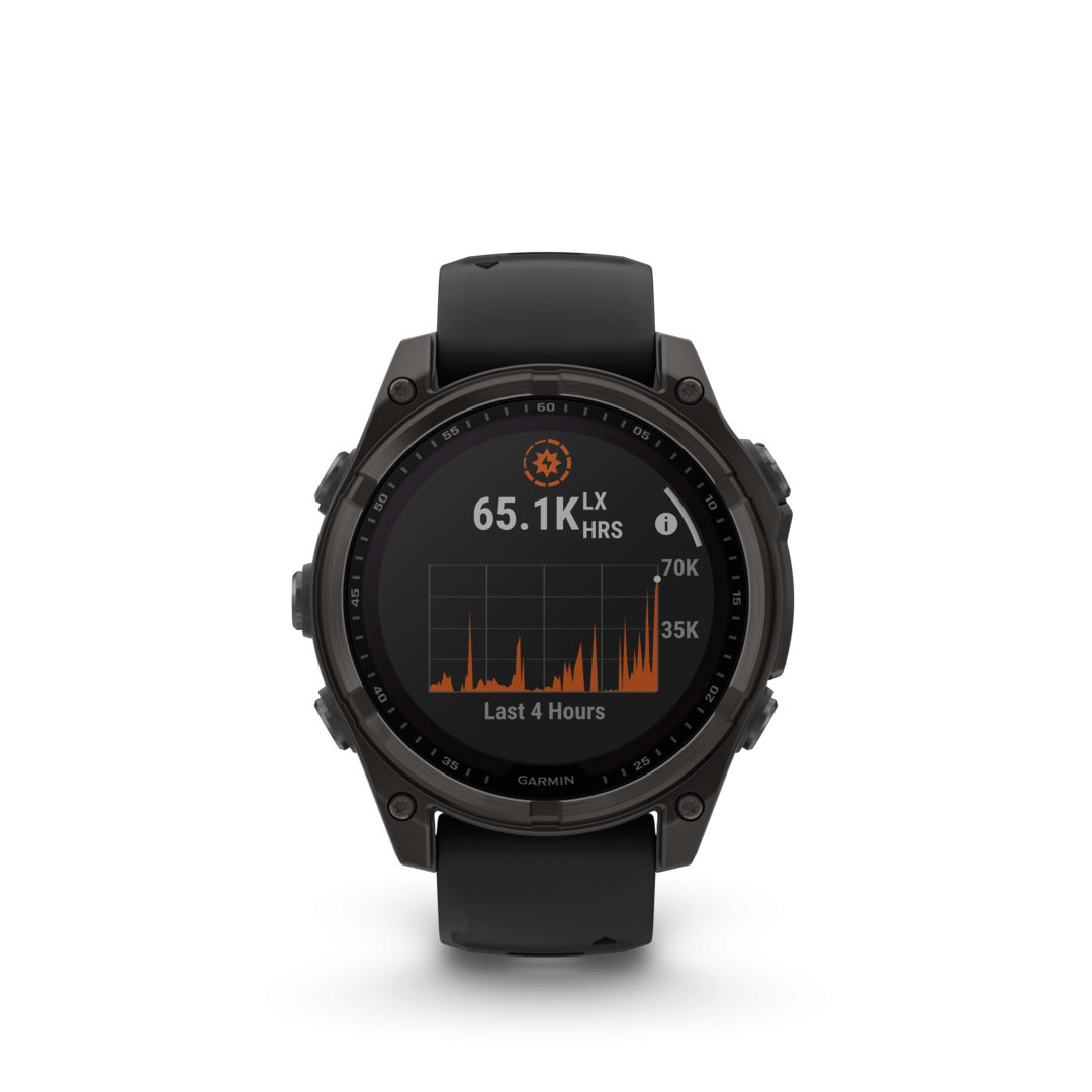 Fenix 8 47mm Solar Sapphire Titane Carbon Gray Dlc | Garmin
