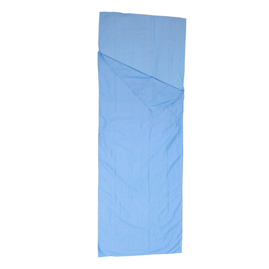 Drap de sac 100% Coton Rectangle Bleu | Azimut Outdoor