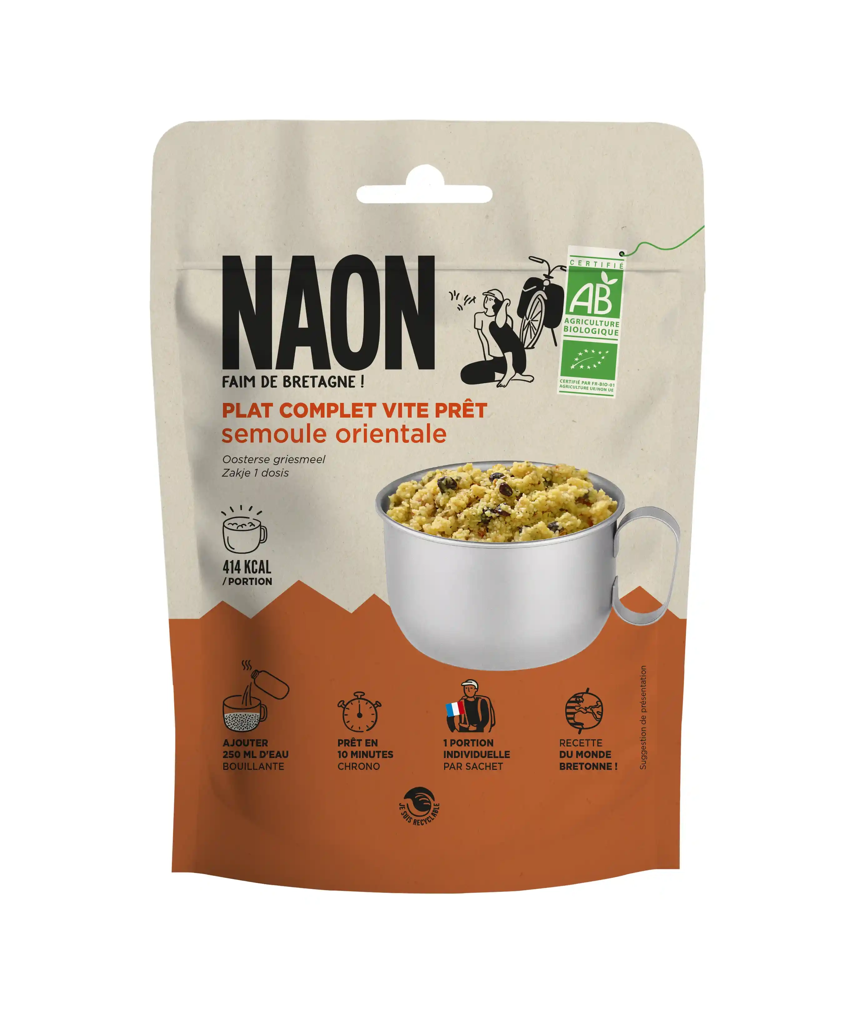 Semoule Orientale - Repas Lyophilise | Naon