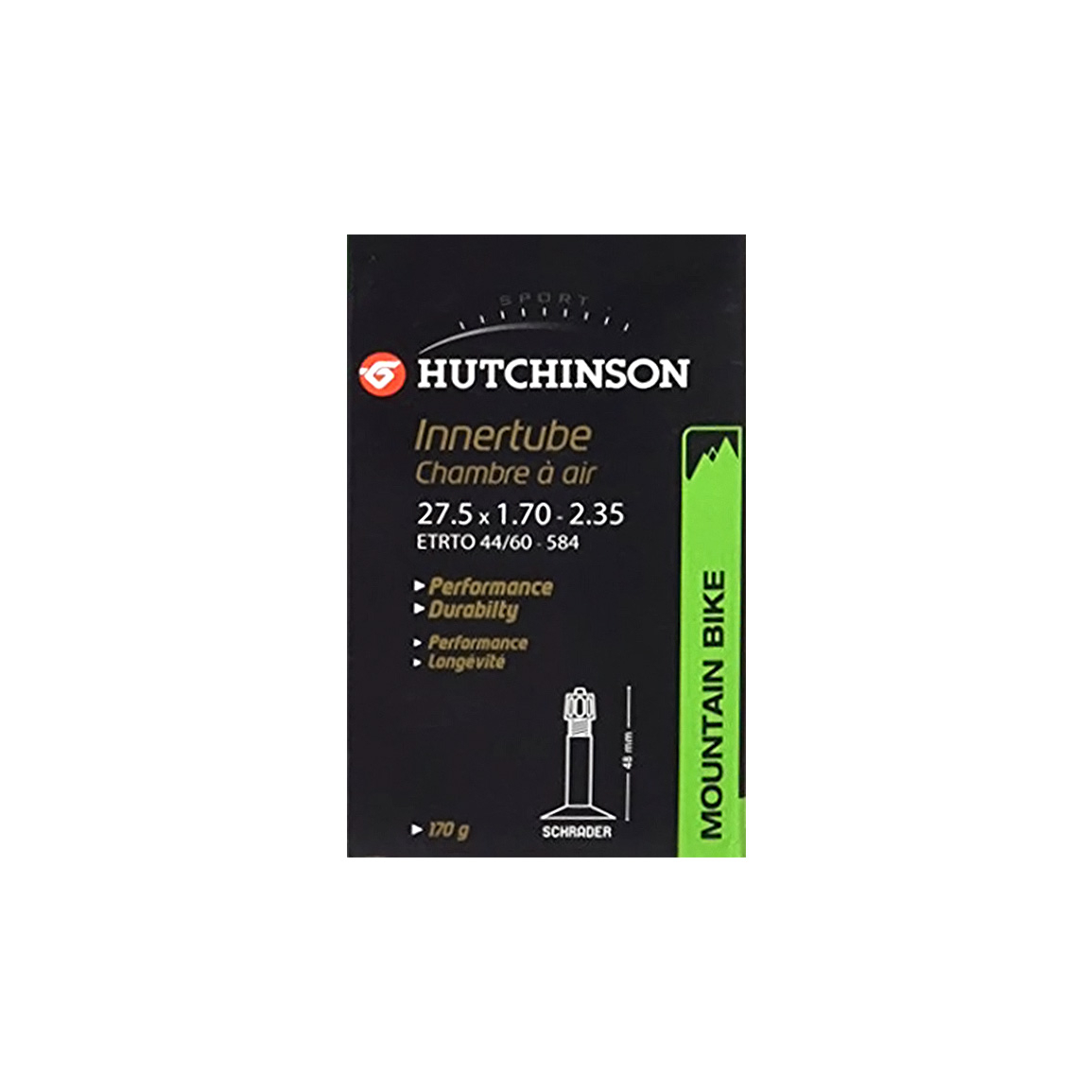 Chambre A Air 27.5x1.70/2.35 Schrader - Chambre A Air | Hutchinson