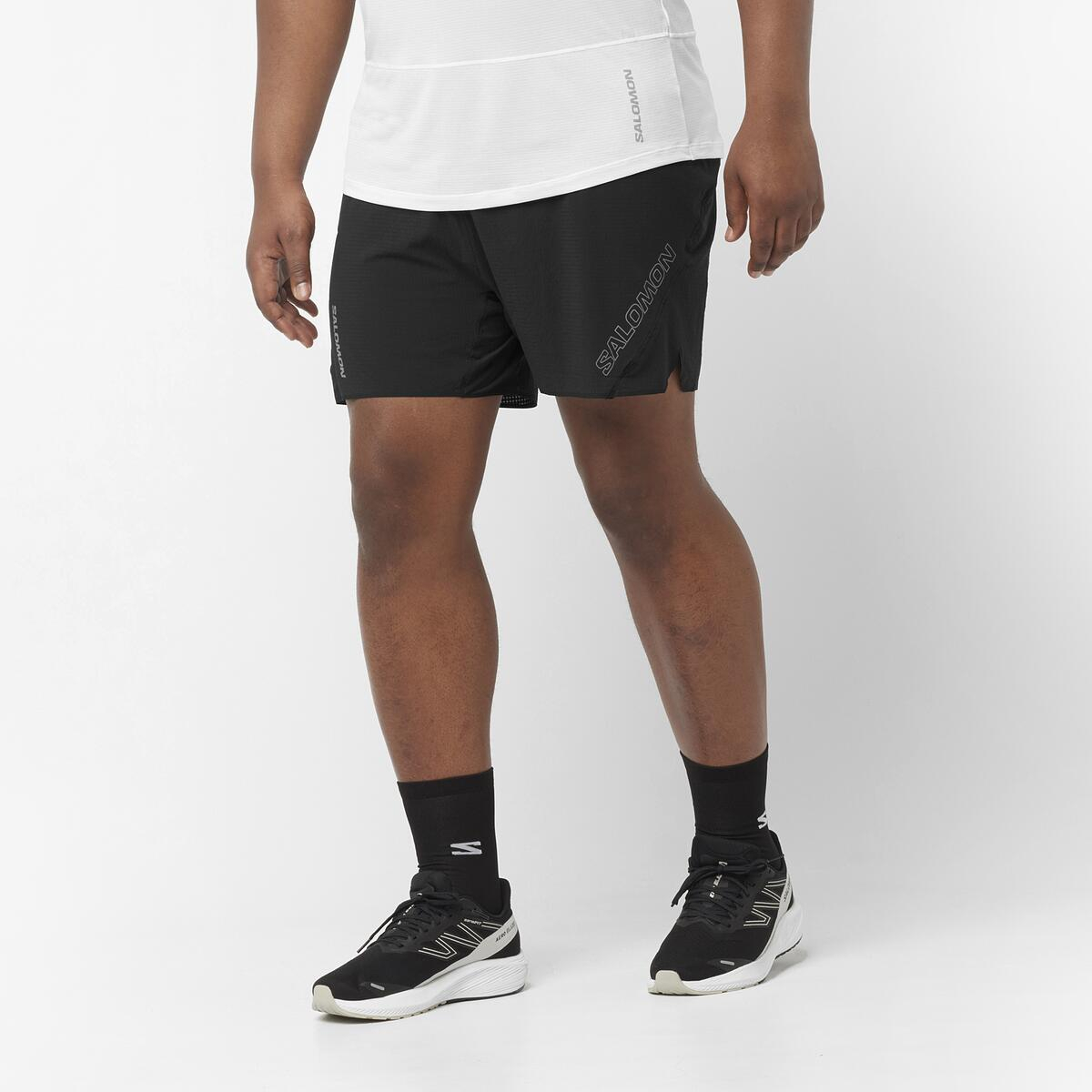 Short Sense Aero 5" Deep Black - Short | Salomon