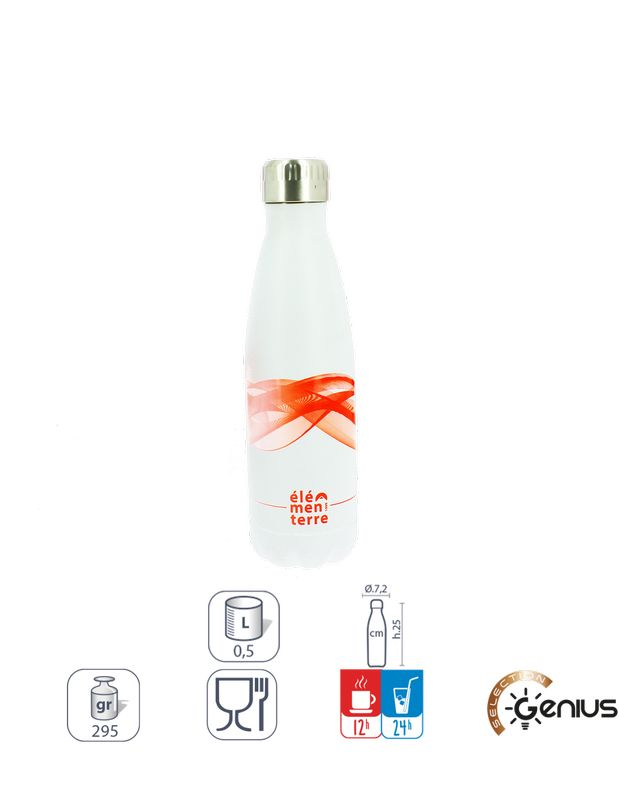 Kaktus 500 Blanc - Gourde | Elementerre