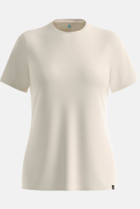 Merino Femme 160 Plain T-shirt Gardenia - Tee Shirt Mc | Odlo