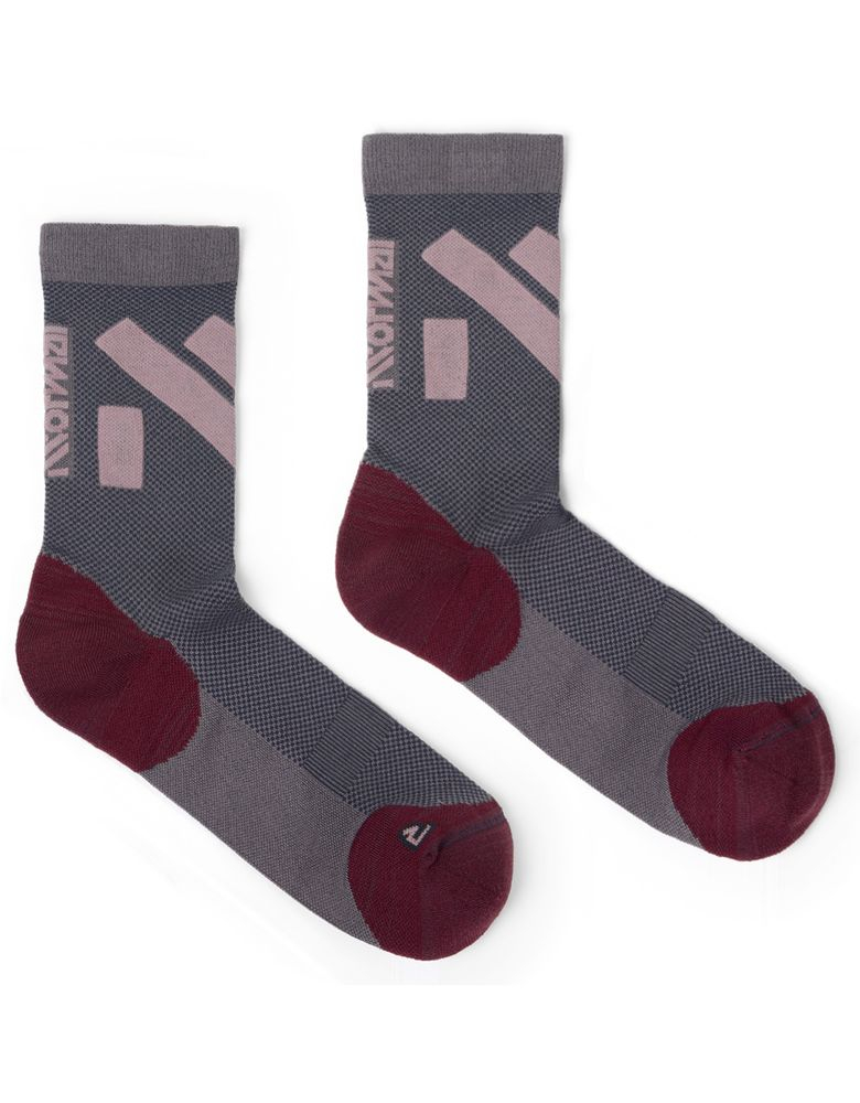 Chaussettes Race Sock White Purple - Chaussettes | Nnormal