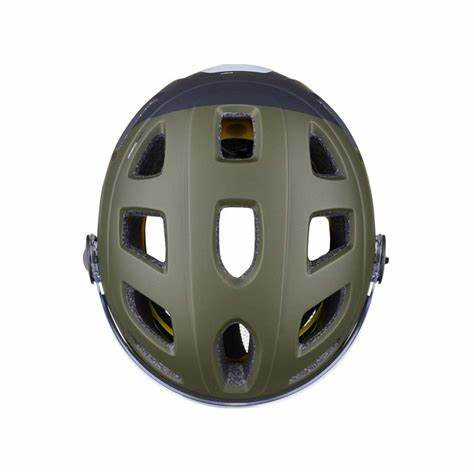 Quartz Transparent Visor Led Usb Mat Forest - Casque | Cairn