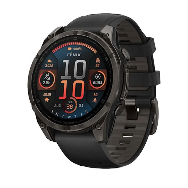 Fenix 8 51mm Amoled Saph Crb Gry Ti - Gps Running | Garmin