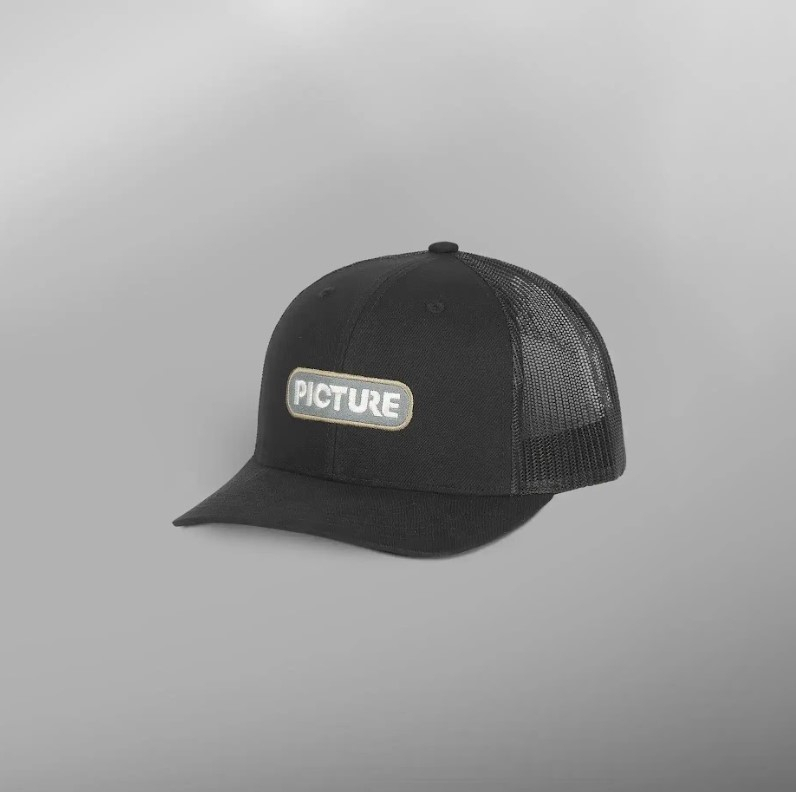 Casquette Byam Trucker Picture - Noir | Picture Organic Clothing