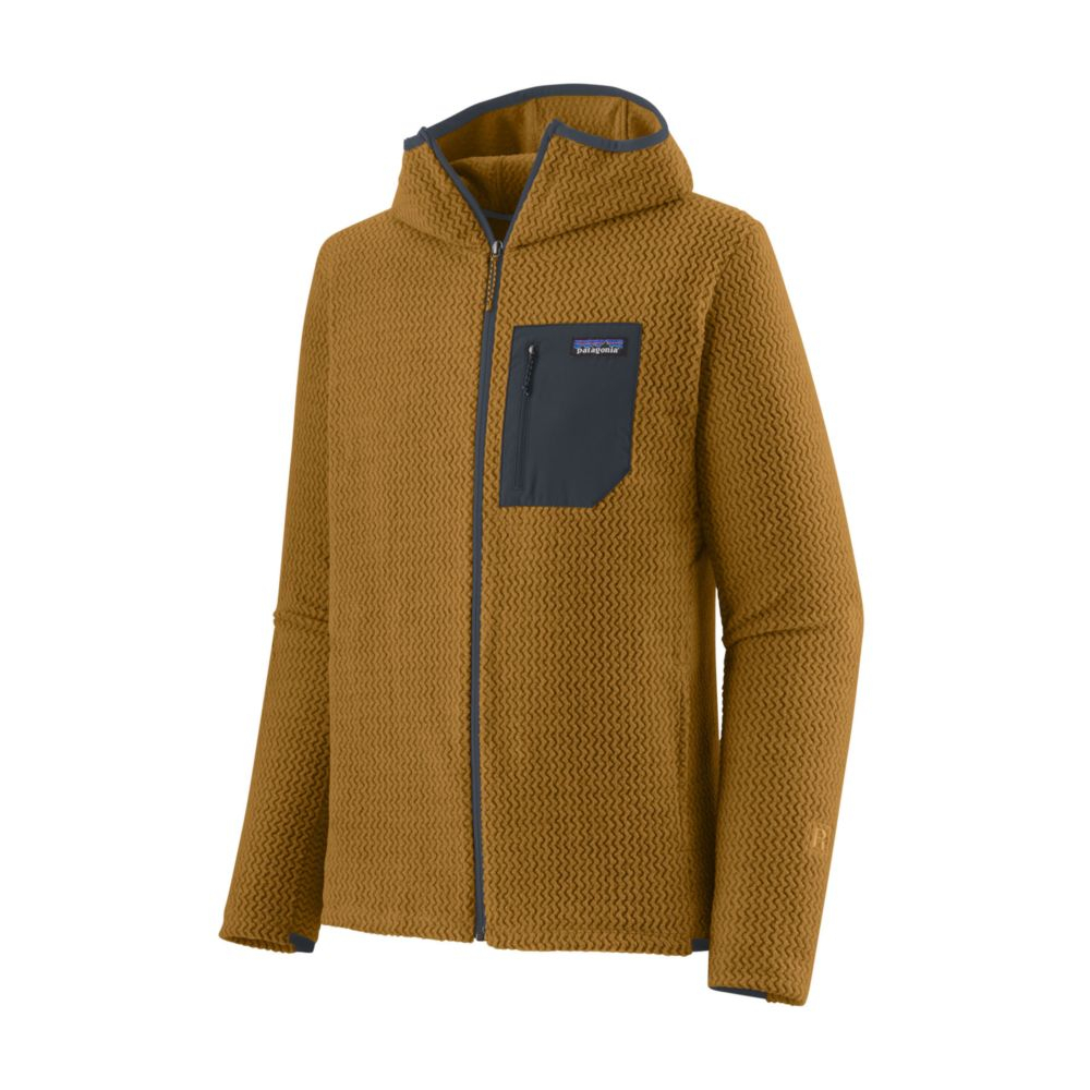 Polaire R1 Air Full-zip Sweat Raptor Brown - Polaire | Patagonia