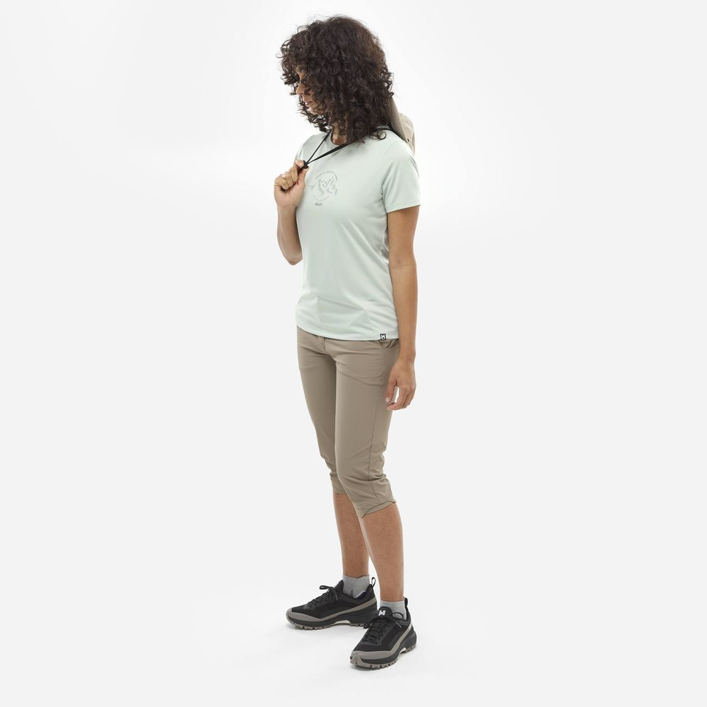 T-shirt Femme Ubic Light Green - Tee Shirt Mc | Millet