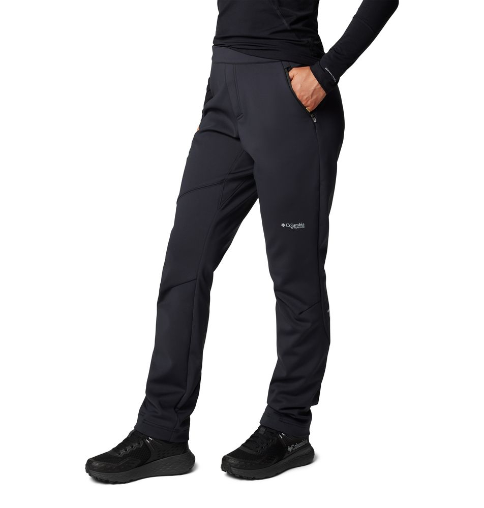 Pantalon Femme Vast Canyon High Rise Softshell Black - Pantalon