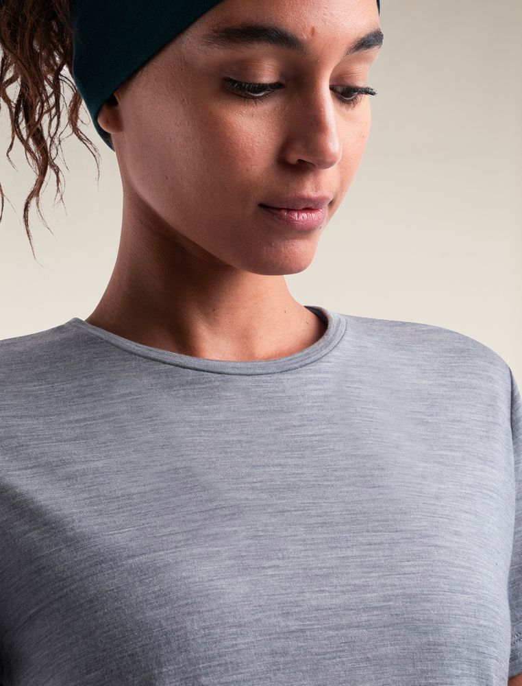 T-shirt Femme Merino 125 Cool-lite Sphere Iii Metro | Icebreaker