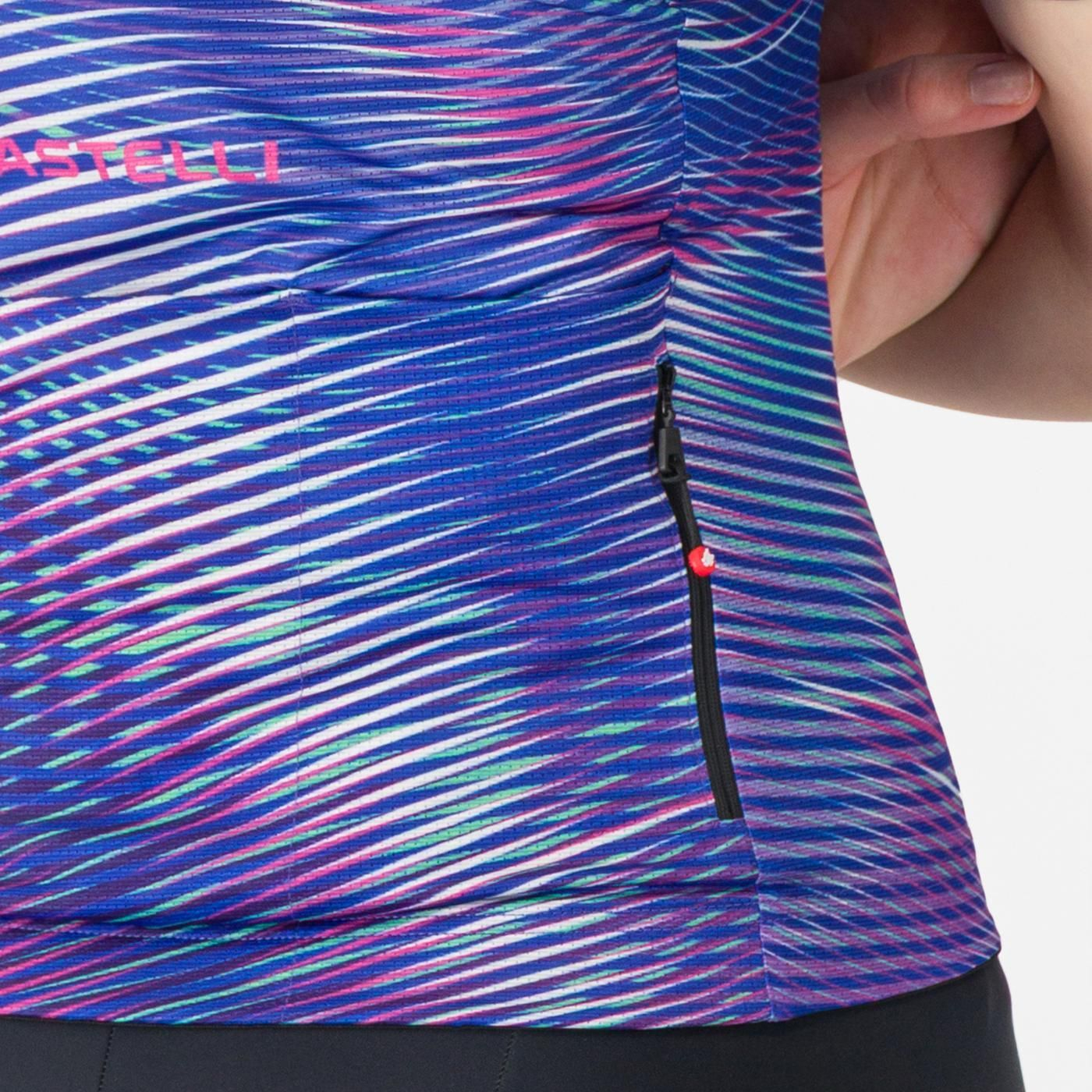 Maillot Cosmic Vortex Multico Ultra Violet Rose Femme