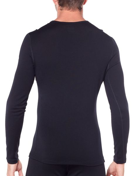 M 260 Tech Ls Crewe Black - Tee Shirt Ml | Icebreaker