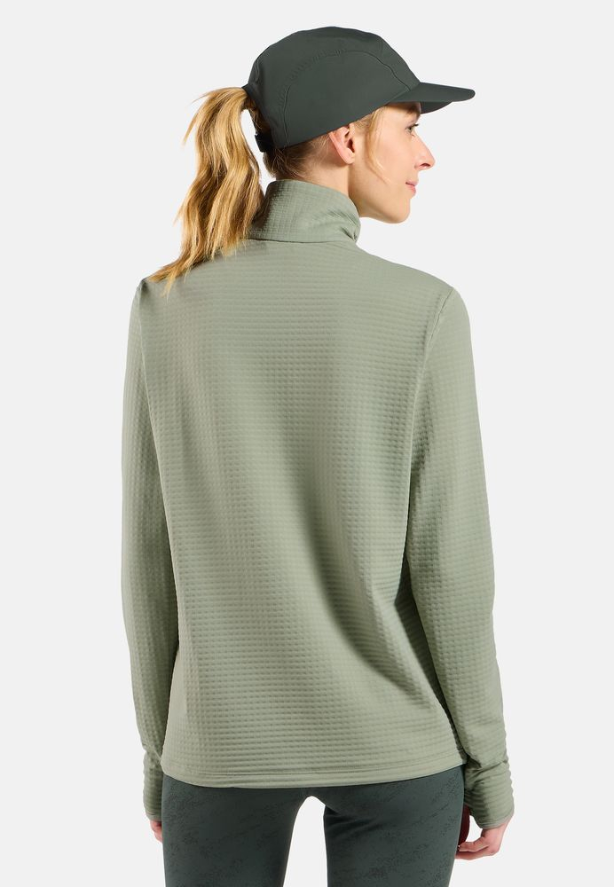T-shirt 1/2 Zip Femme Essential Thermal Shadow