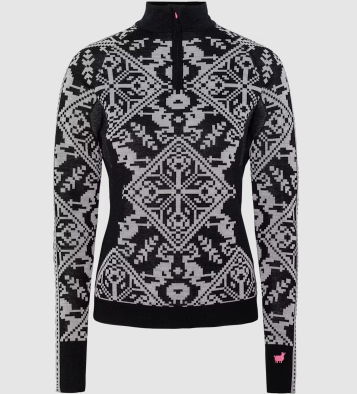Saga Half Zip Black Kari Traa
