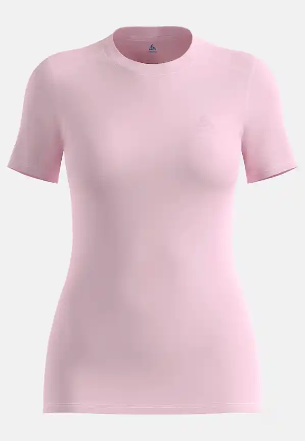 T-Shirt Femme Merino 160 Hyper Pink - Tee Shirt Mc | Odlo