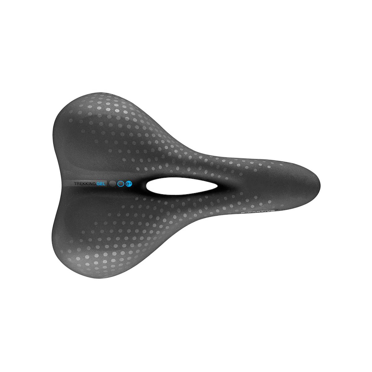 Selle Trekking Open Fit Gel Suede Large Noir | San Marco