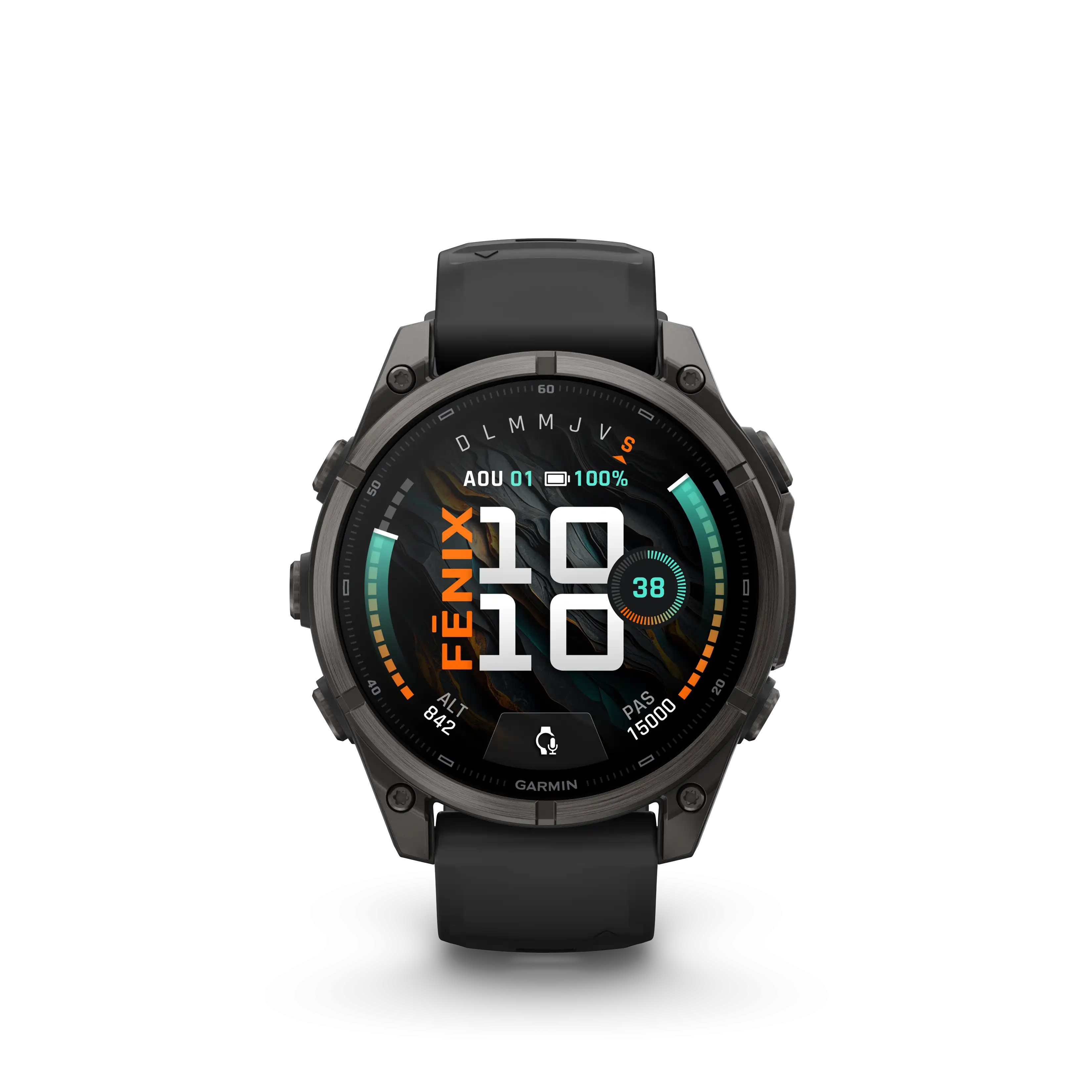 Fenix 9 47mm Titane Carbon Gray DLC /black Band - Gps | Garmin