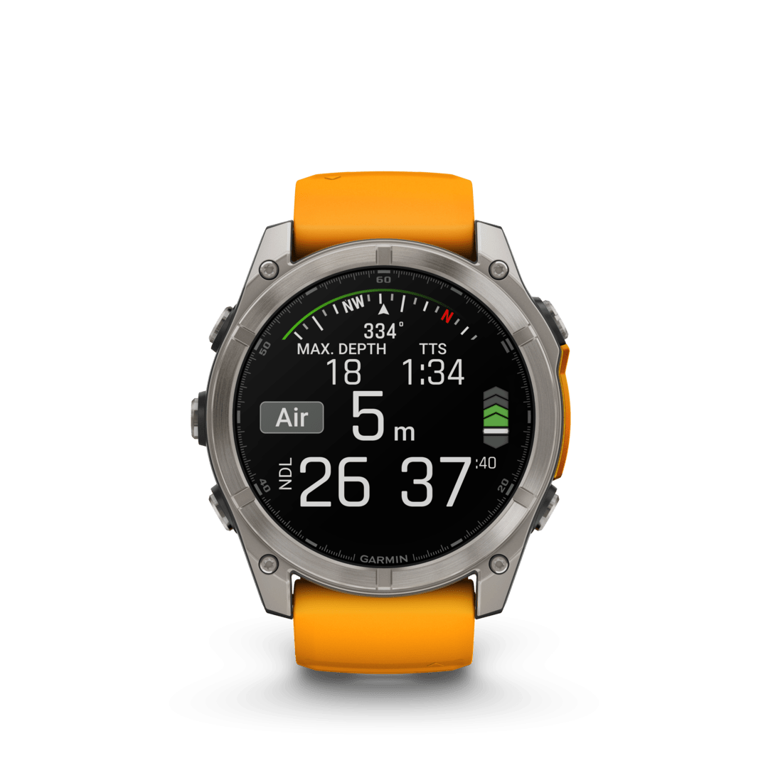 Fenix 8 51mm Amoled Sapphire Titane Graphite - Gps Running | Garmin