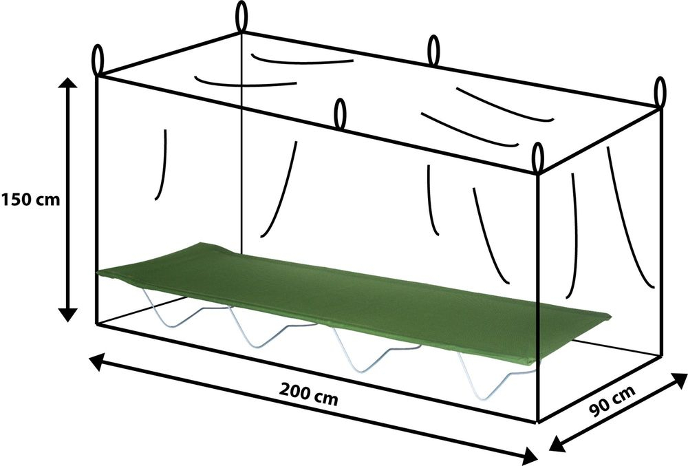 Moustiquaire Rectangulaire 1 Personne | Cao