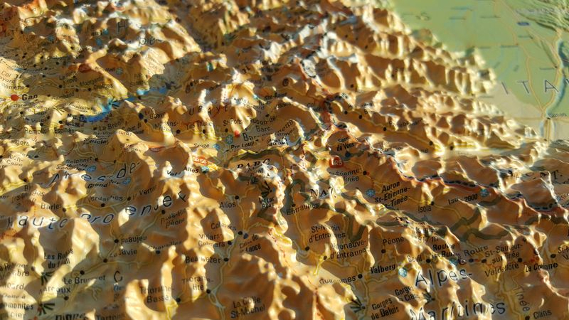 La Région Provence-alpes-cote D'azur - Cartes | 3dmap