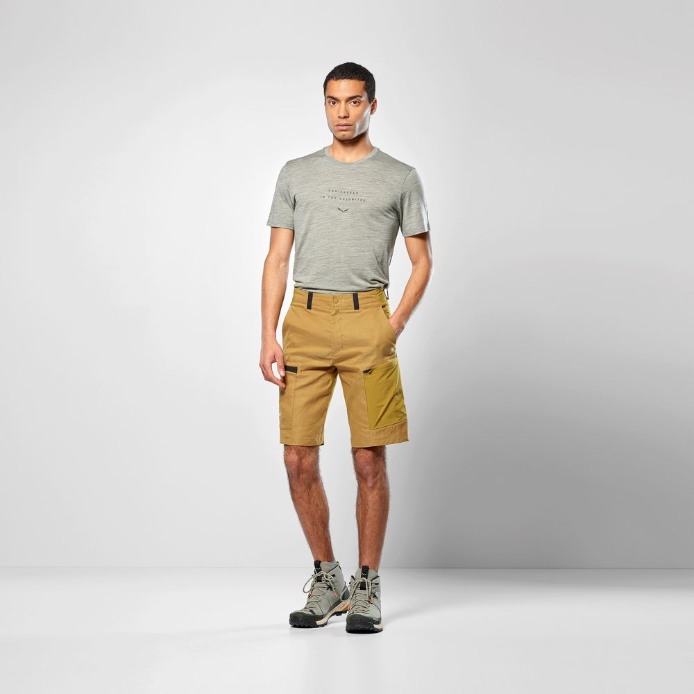Short Puez Hemp Golden Brown - Short | Salewa