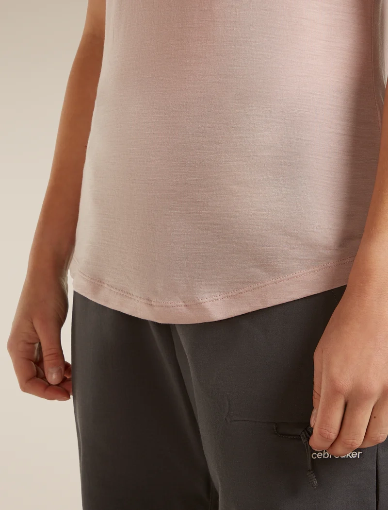 W Mer 125 Cool-lite Sphere III Ss T-shirt Pink Quartz - Tee Shirt Mc