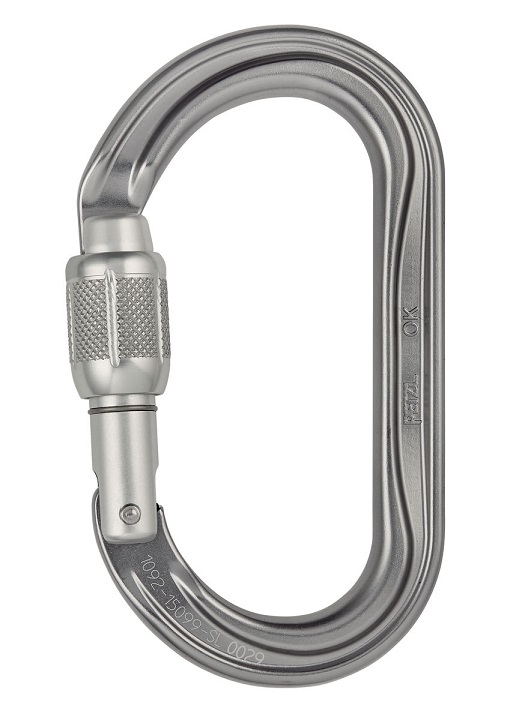 Mousqueton Ok Screw Lock - Mousquetons | Petzl