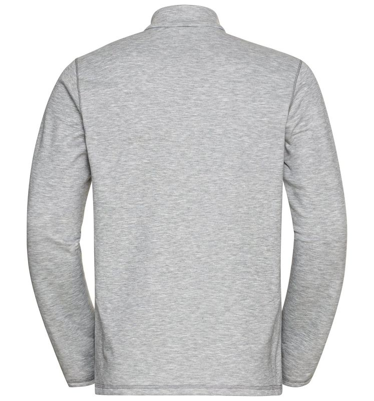 Polaire Berra Mid Layer 1/2 Zip Grey Melange - Polaire | Odlo