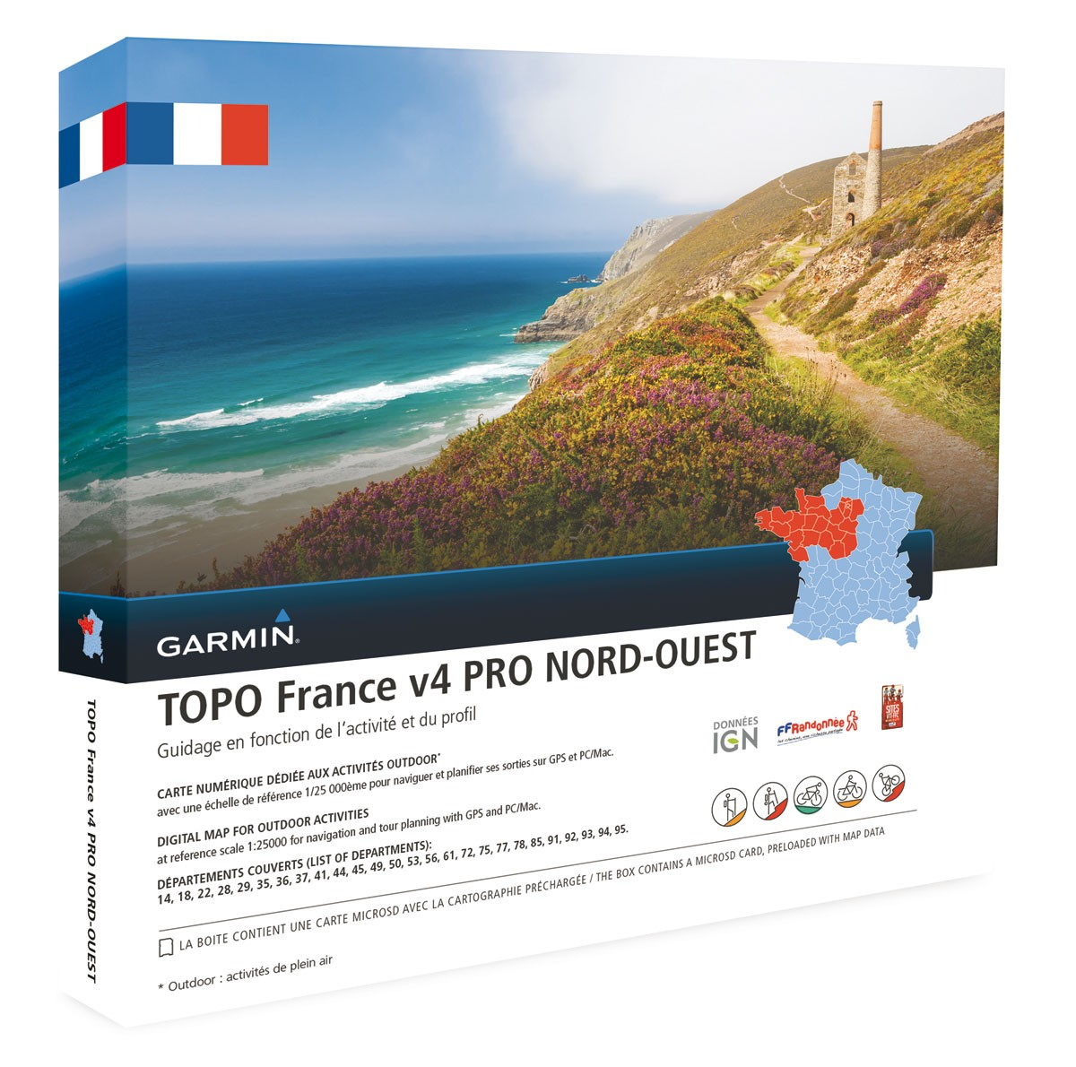 Topo France V4 Nord-ouest Pro