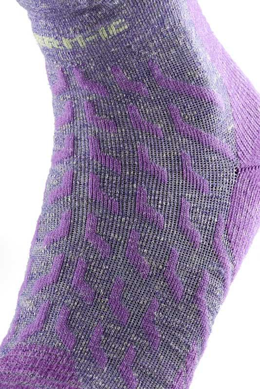 Chaussettes Trek Ultra Cool Linen Ankle Femme Purple | Thermic