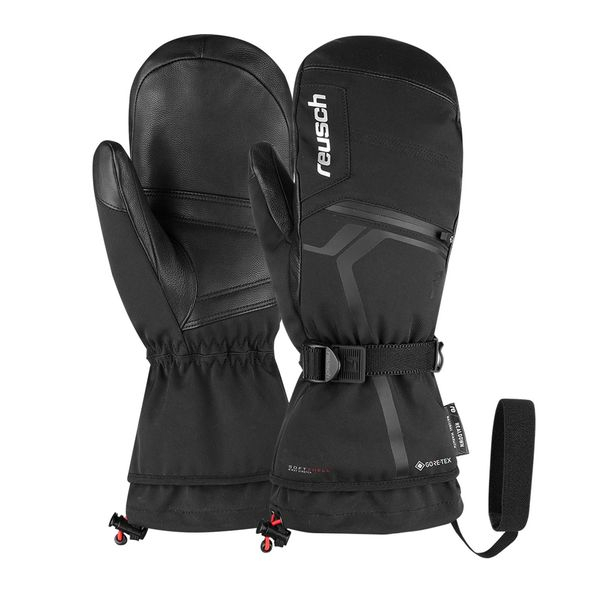 Moufles Down Spirit Gtx Mitten Black Silver - Gant | Reusch