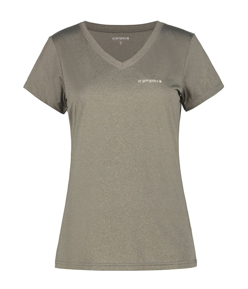 T-shirt Femme Beasley Taupe - Tee Shirt Mc | Icepeak