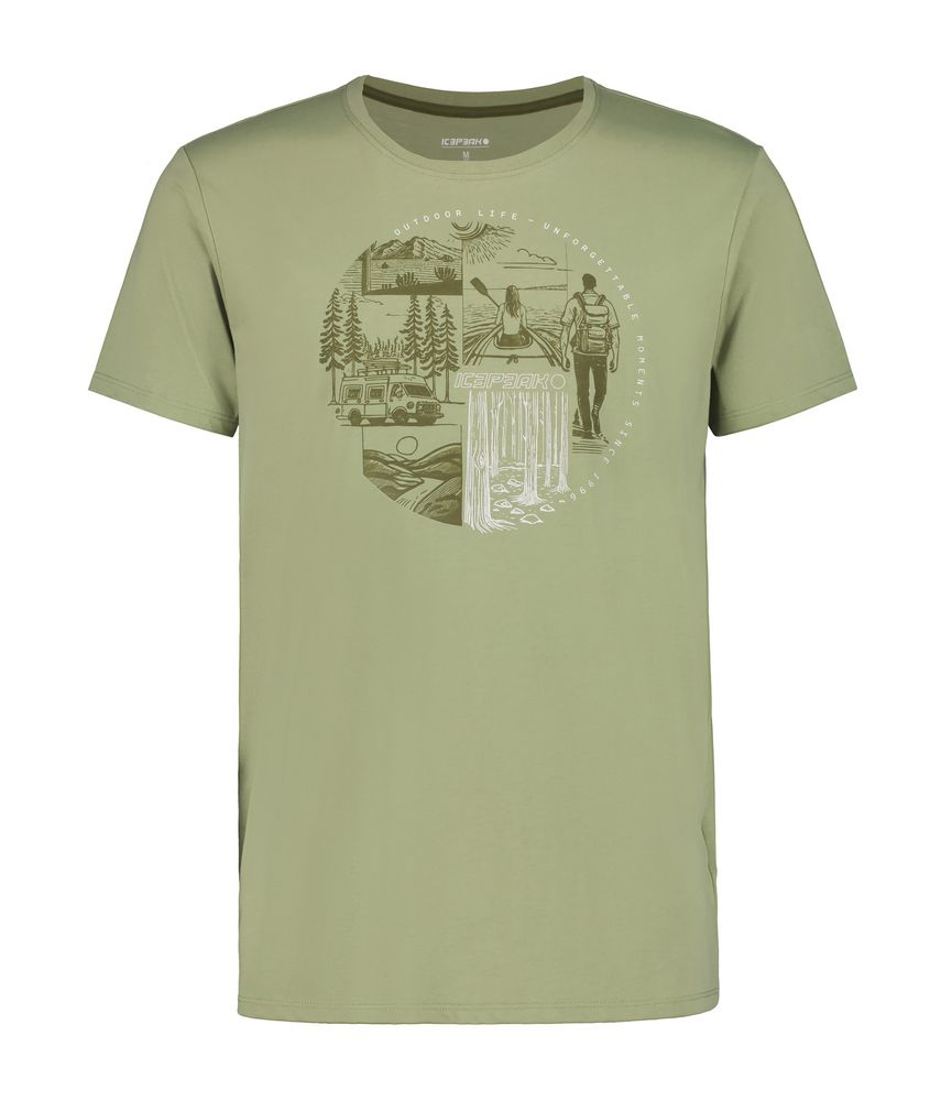 T-Shirt Beeville Vert - Tee Shirt Mc | Icepeak