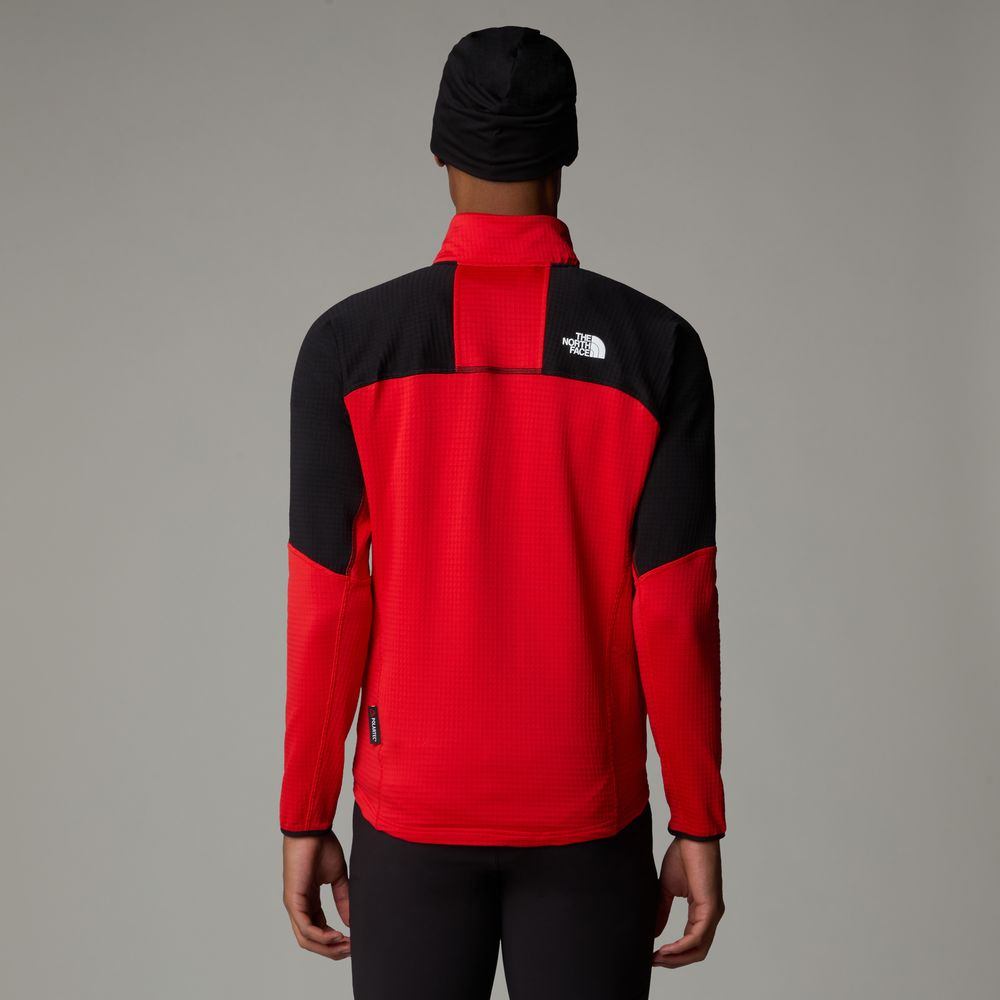 Polaire Stormgap Powergrid High Risk Red/tnf Black | The North Face